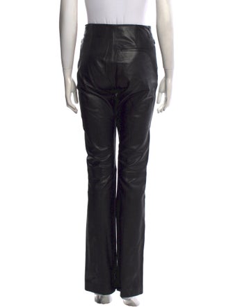 FRAME Lamb Leather Wide Leg Pants