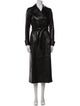 FRAME Leather Trench Coat