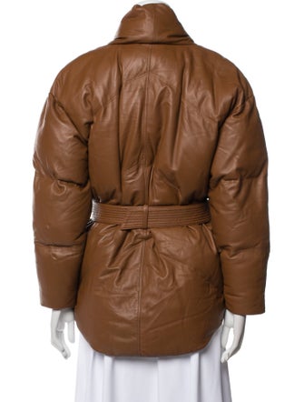FRAME Lamb Leather Bomber Jacket