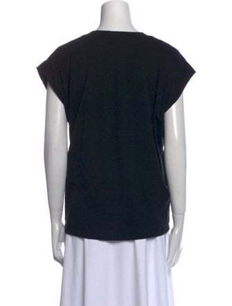 FRAME V-Neck Short Sleeve Top