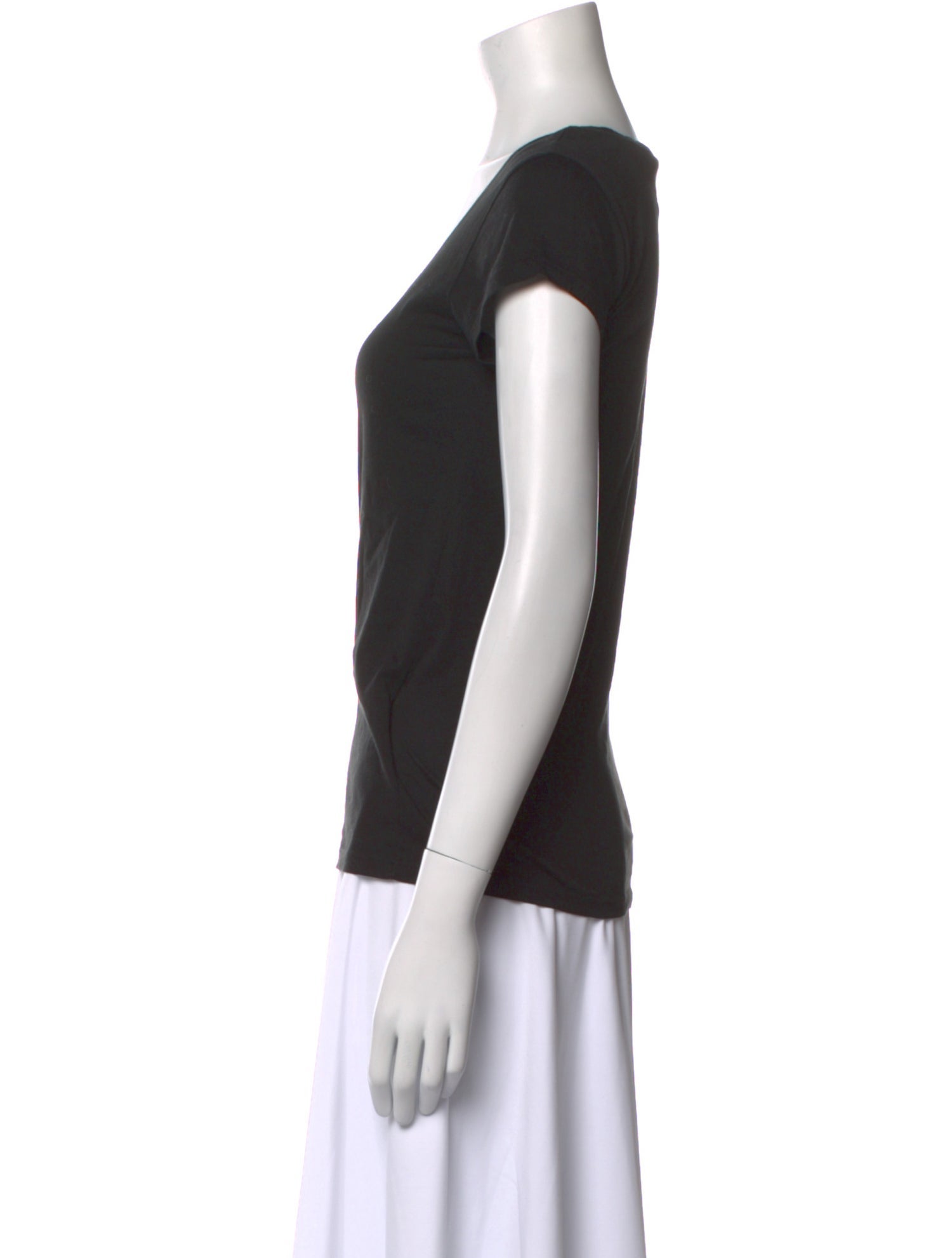 FRAME Supima Cotton Scoop Neck T-Shirt