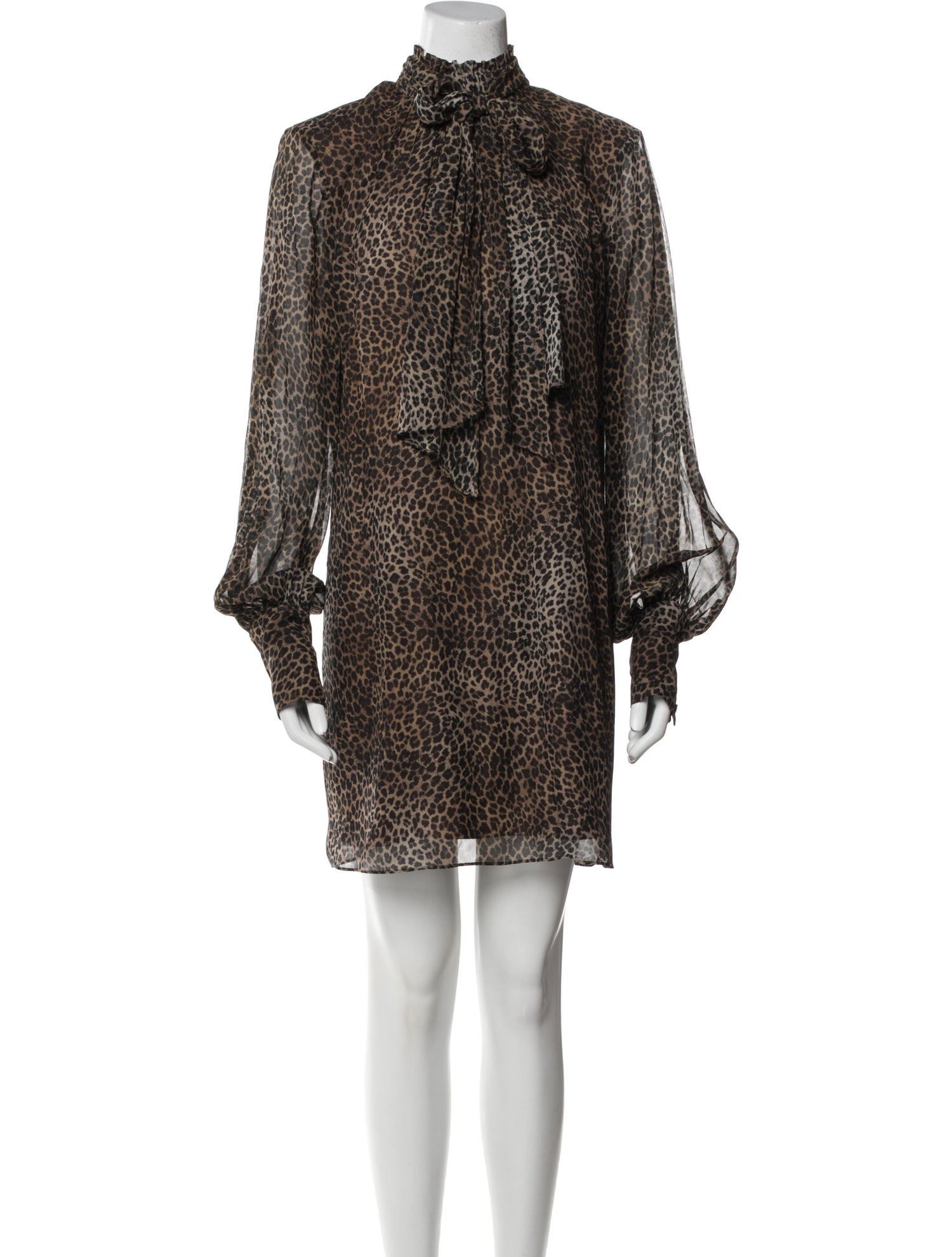 FRAME Silk Mini Dress