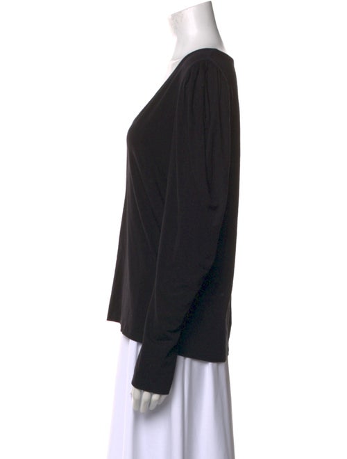 FRAME V-Neck Long Sleeve Top