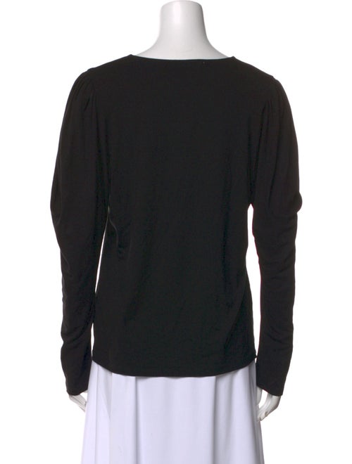 FRAME V-Neck Long Sleeve Top