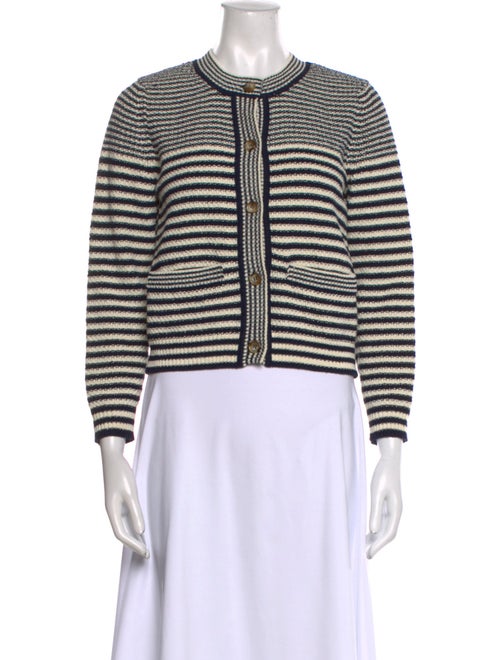 FRAME Striped Crew Neck Sweater