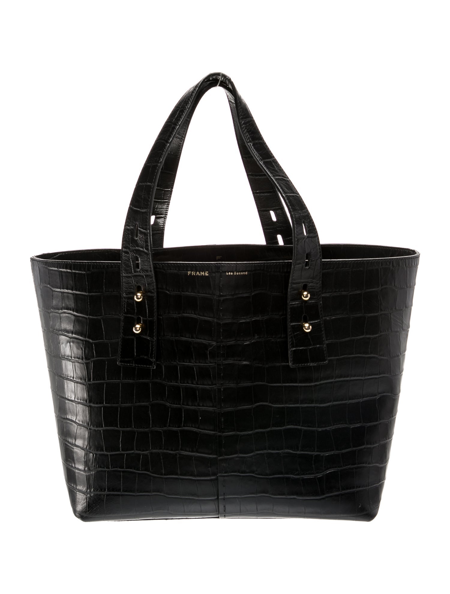 FRAME Embossed Leather Tote