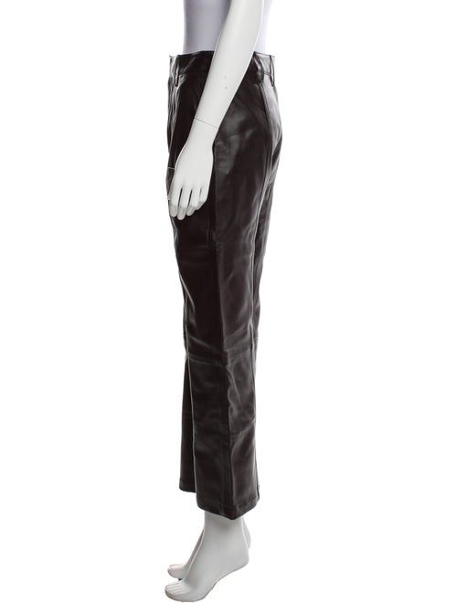 FRAME Lamb Leather Wide Leg Pants