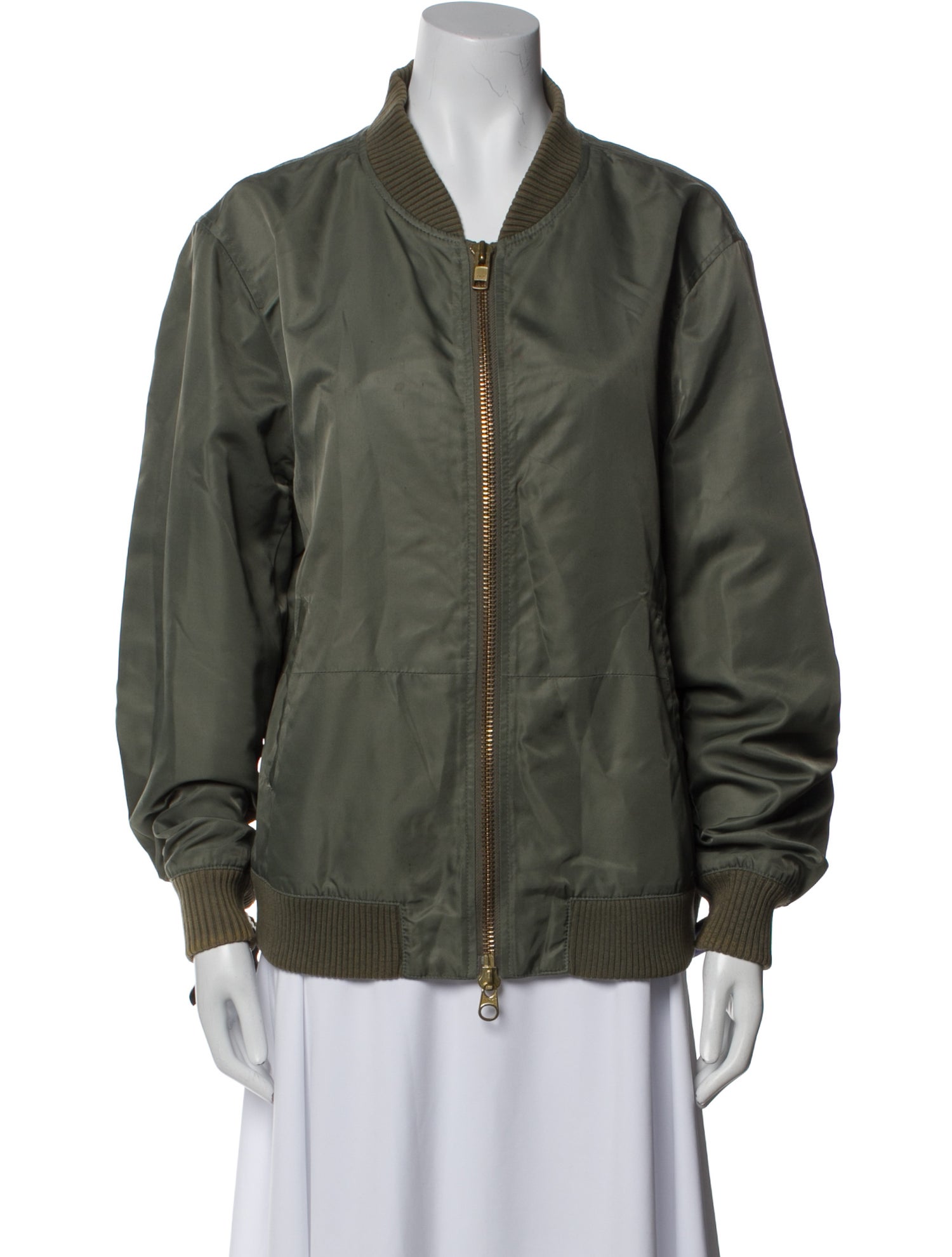 FRAME Nylon Bomber Jacket