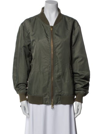 FRAME Nylon Bomber Jacket