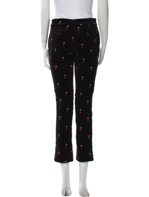 FRAME Printed Straight Leg Pants