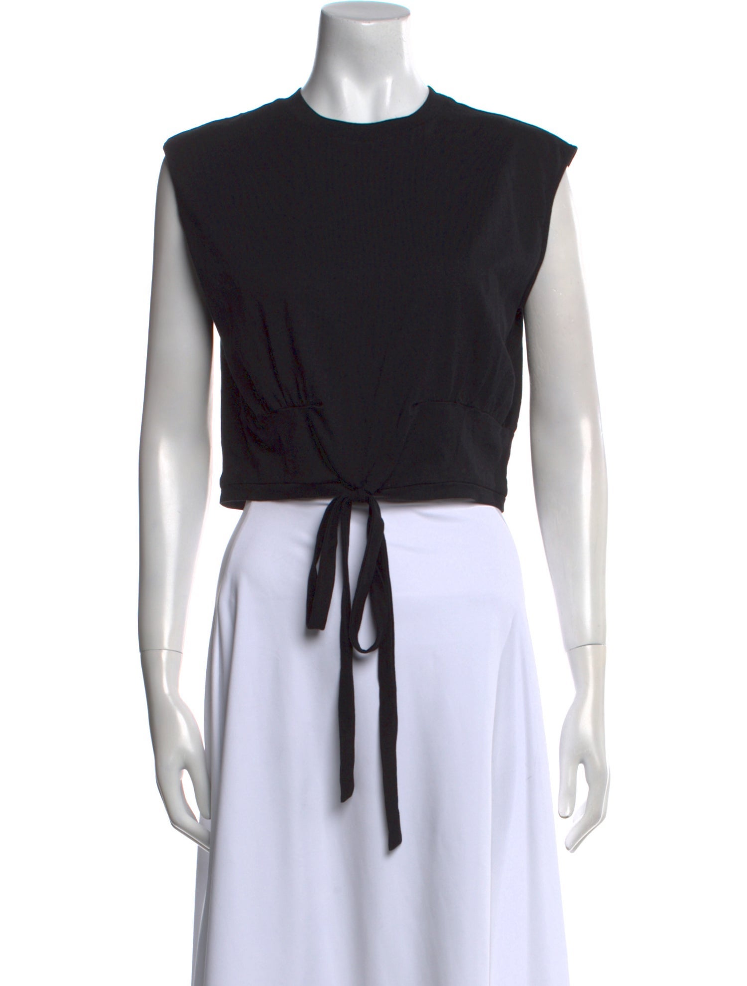 FRAME Crew Neck Sleeveless Crop Top w/ Tags