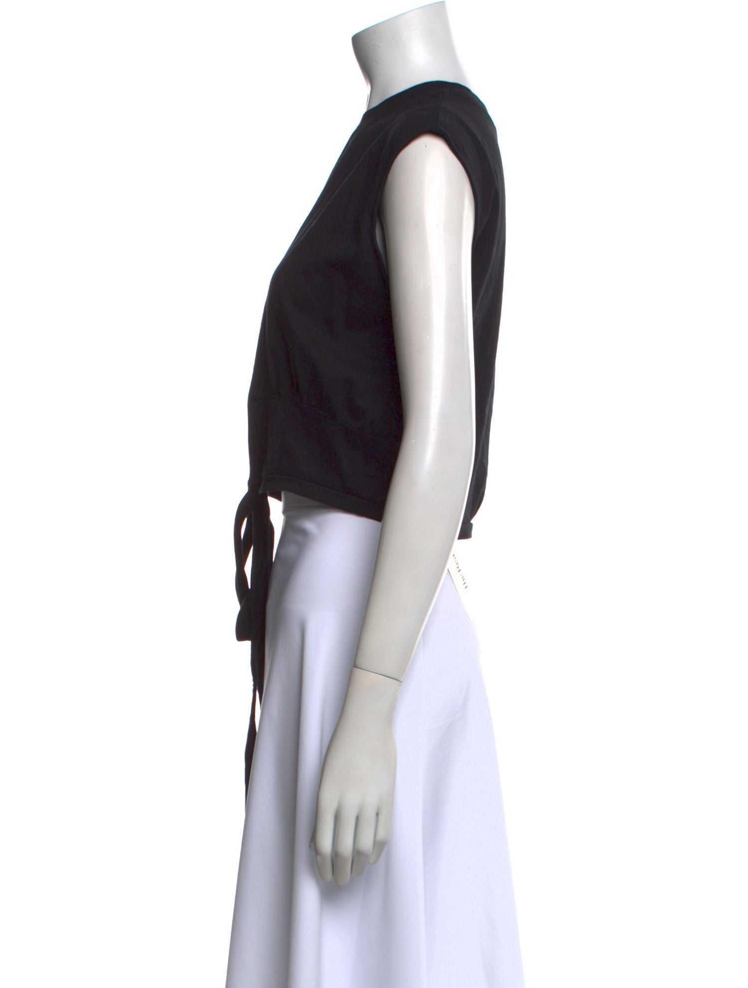 FRAME Crew Neck Sleeveless Crop Top w/ Tags