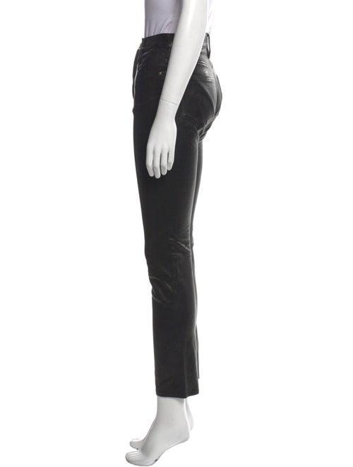 FRAME Lamb Leather Straight Leg Pants