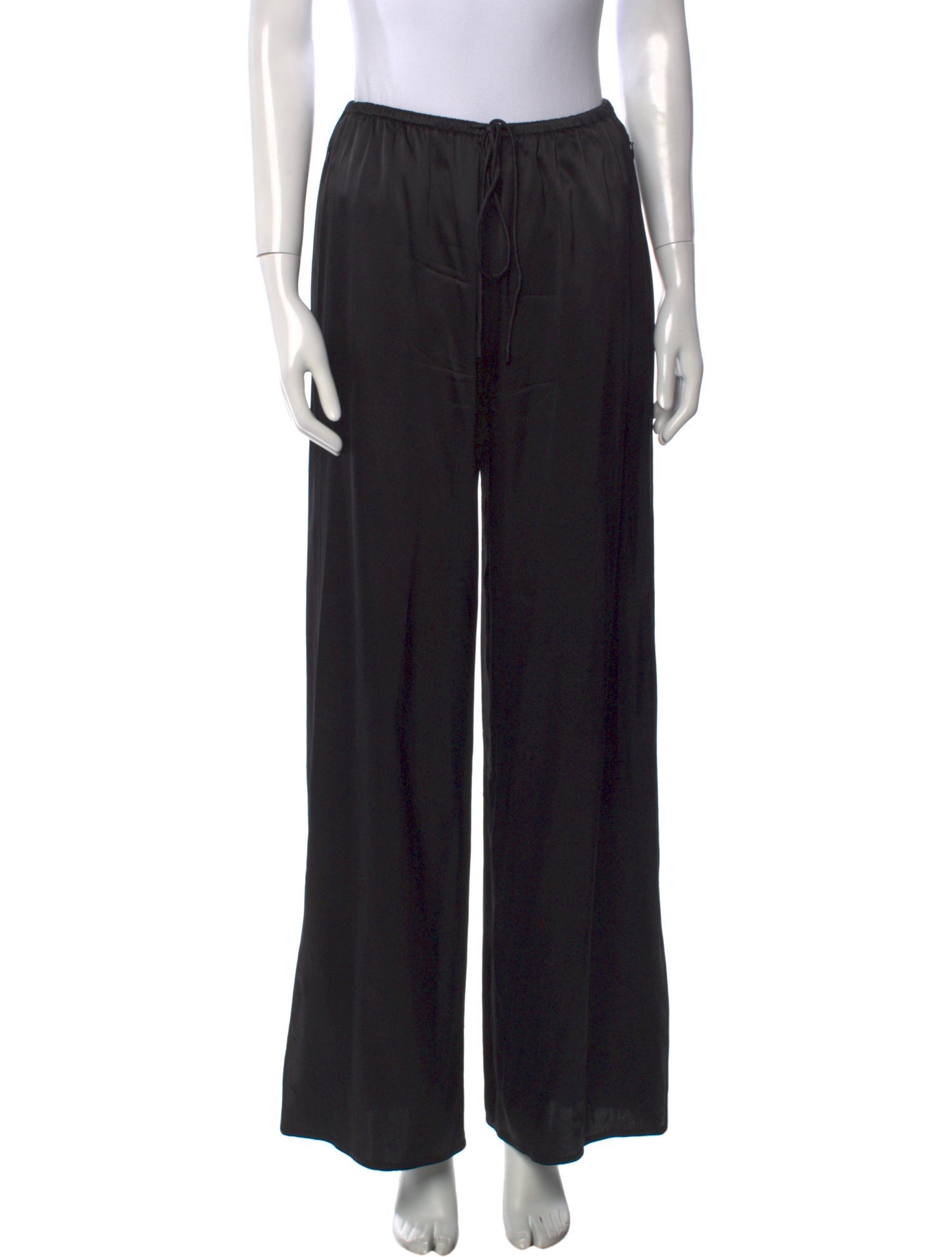 FRAME Silk Wide Leg Pants