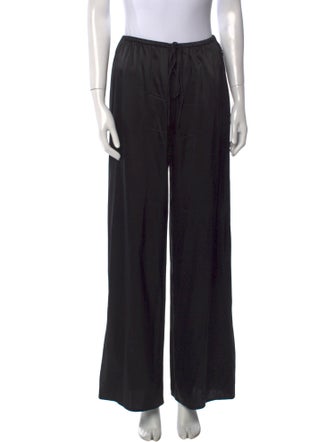 FRAME Silk Wide Leg Pants