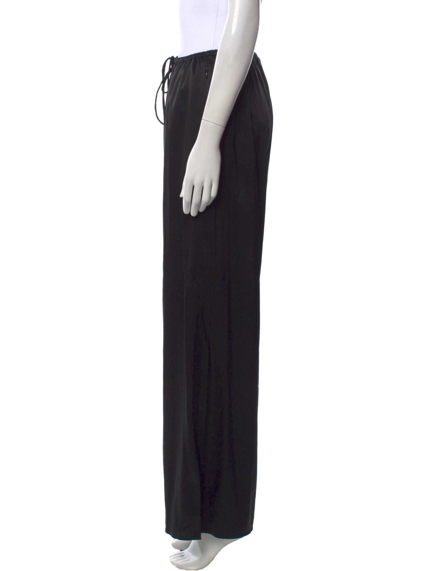 FRAME Silk Wide Leg Pants