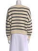 FRAME Striped Scoop Neck Sweater