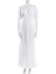 FRAME V-Neck Long Dress
