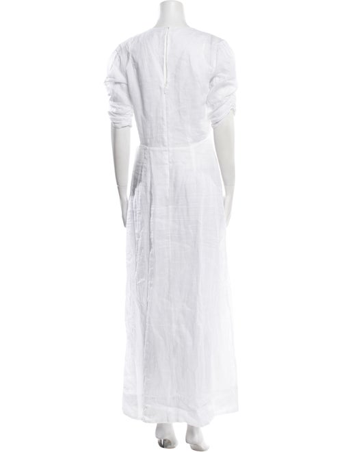 FRAME V-Neck Long Dress