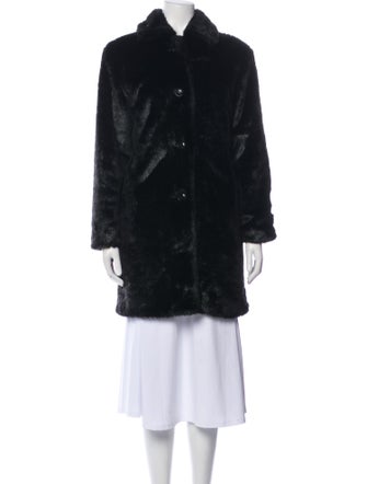 FRAME Faux Fur Coat