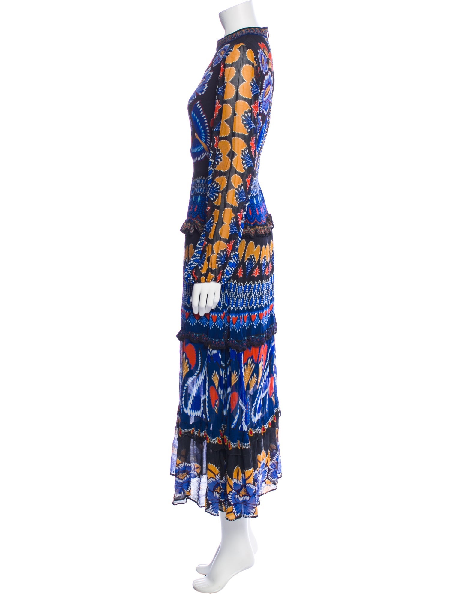 Farm Rio Printed Long Dress