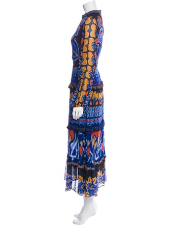 Farm Rio Printed Long Dress