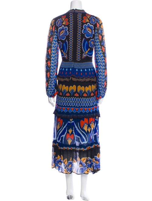 Farm Rio Printed Long Dress