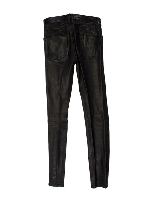 FRAME Lamb Leather Skinny Leg Pants