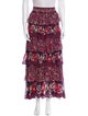 Farm Rio Floral Print Midi Length Skirt