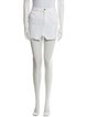 FRAME Raw-Edge Trim Mini Skirt