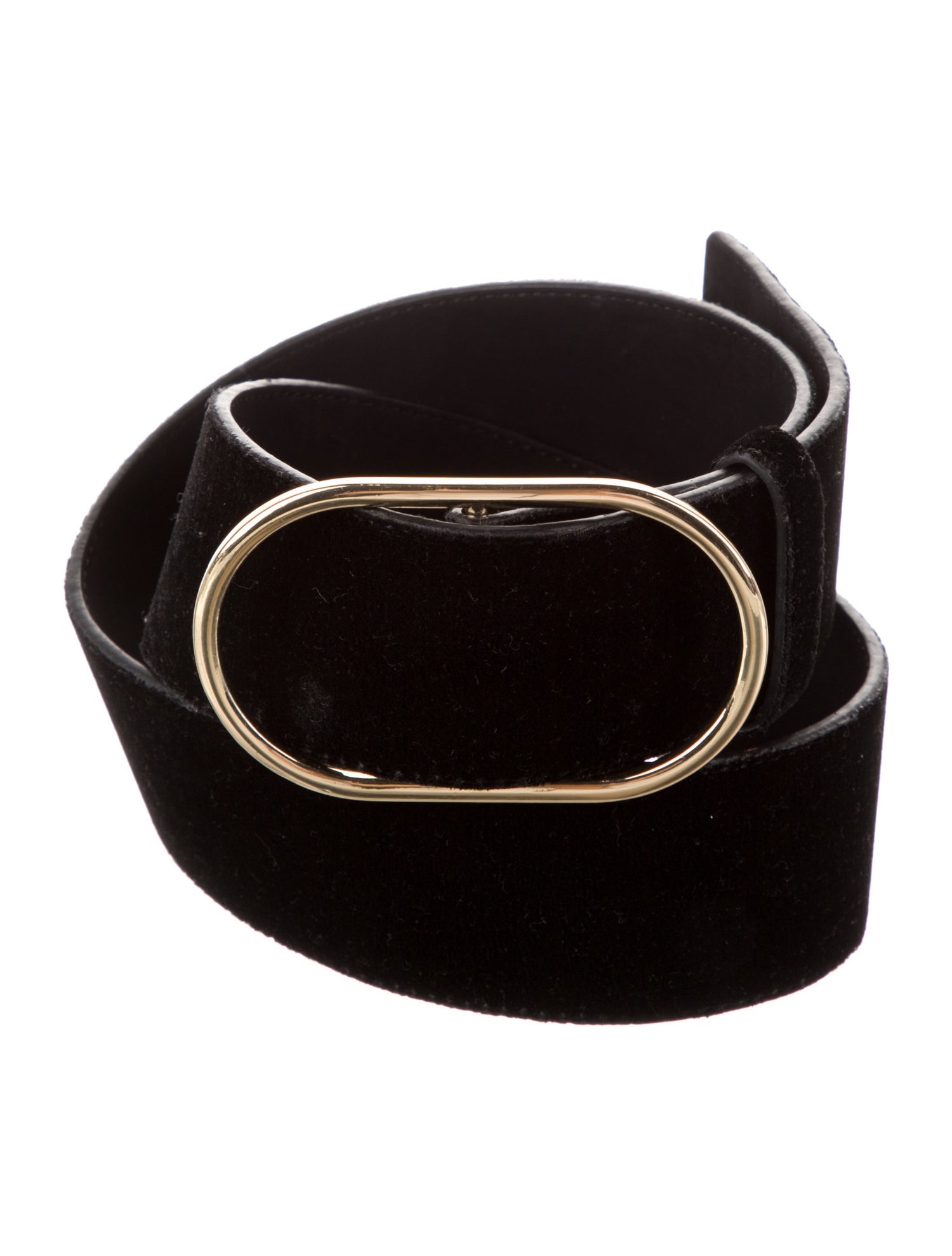 FRAME Wide Velvet Belt