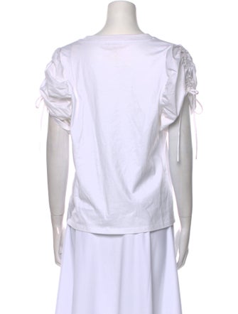 FRAME Bateau Neckline Short Sleeve T-Shirt