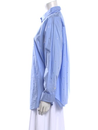 FRAME Long Sleeve Button-Up Top