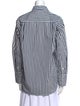FRAME Striped Long Sleeve Button-Up Top
