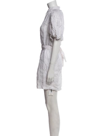 FRAME Mock Neck Mini Dress