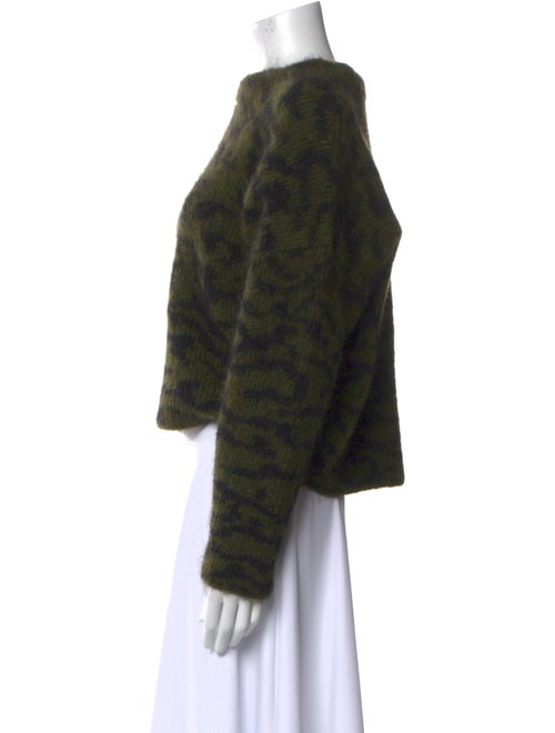 FRAME Printed Crew Neck Sweater