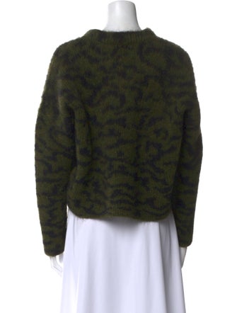 FRAME Printed Crew Neck Sweater