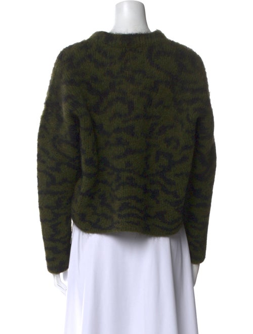 FRAME Printed Crew Neck Sweater