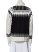 FRAME Printed Mock Neck Sweater