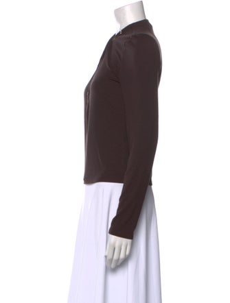 FRAME Mock Neck Long Sleeve Top