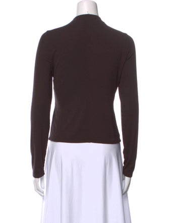 FRAME Mock Neck Long Sleeve Top
