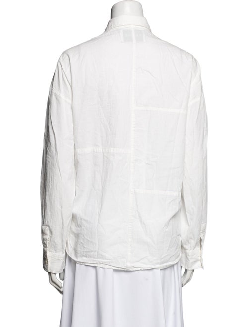 FRAME Long Sleeve Button-Up Top