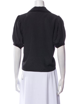 FRAME Silk V-Neck Crop Top