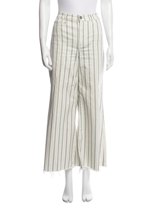 FRAME Striped Wide Leg Pants