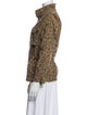 FRAME Animal Print Jacket