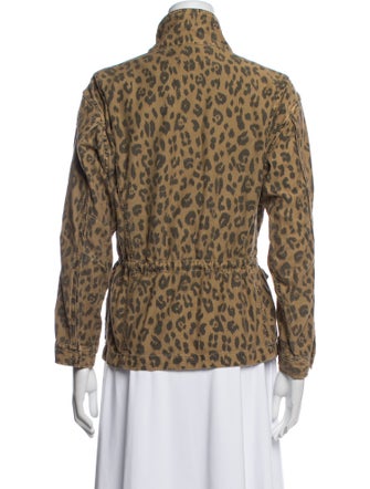 FRAME Animal Print Jacket