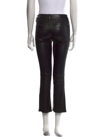 FRAME Lamb Leather Straight Leg Pants