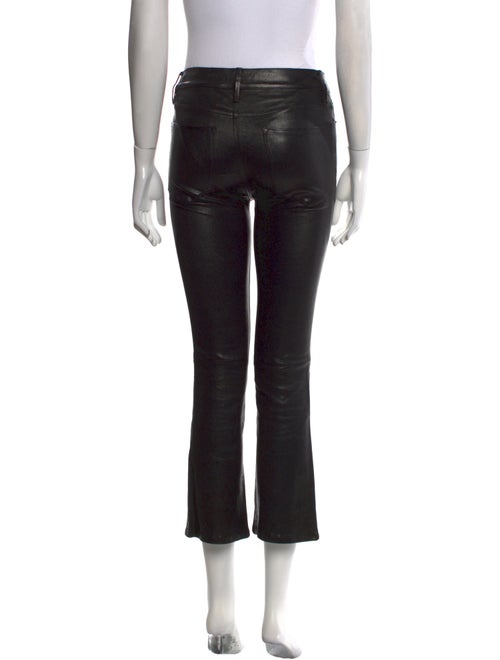 FRAME Lamb Leather Straight Leg Pants