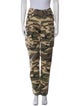 FRAME Camouflage Print Straight Leg Pants