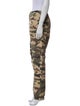 FRAME Camouflage Print Straight Leg Pants